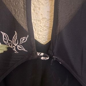 Reformation Mini Dress - Floral Black